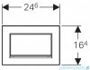 Geberit Sigma30 1M Przycisk uruchamiający przedni chrom /chrom/chrom 115.893.KX.1